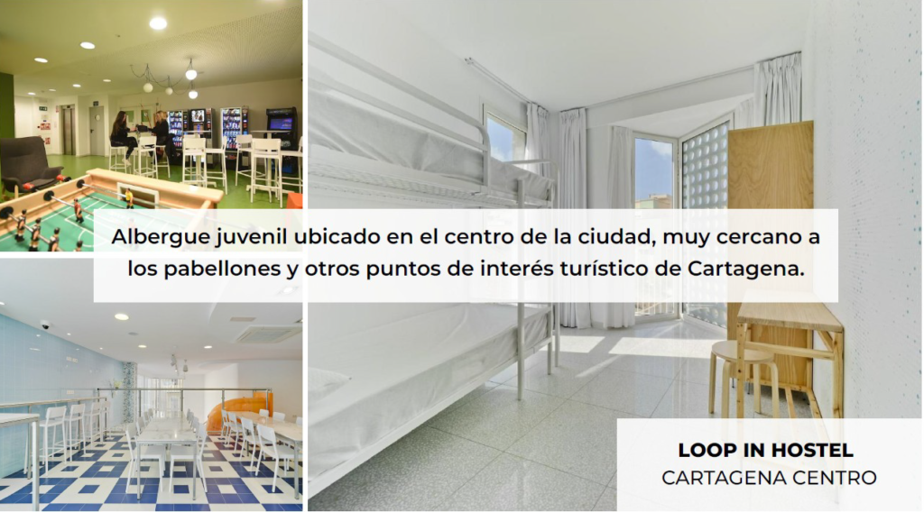 hotel. torneo de baloncesto. Cartagena Basket Cup